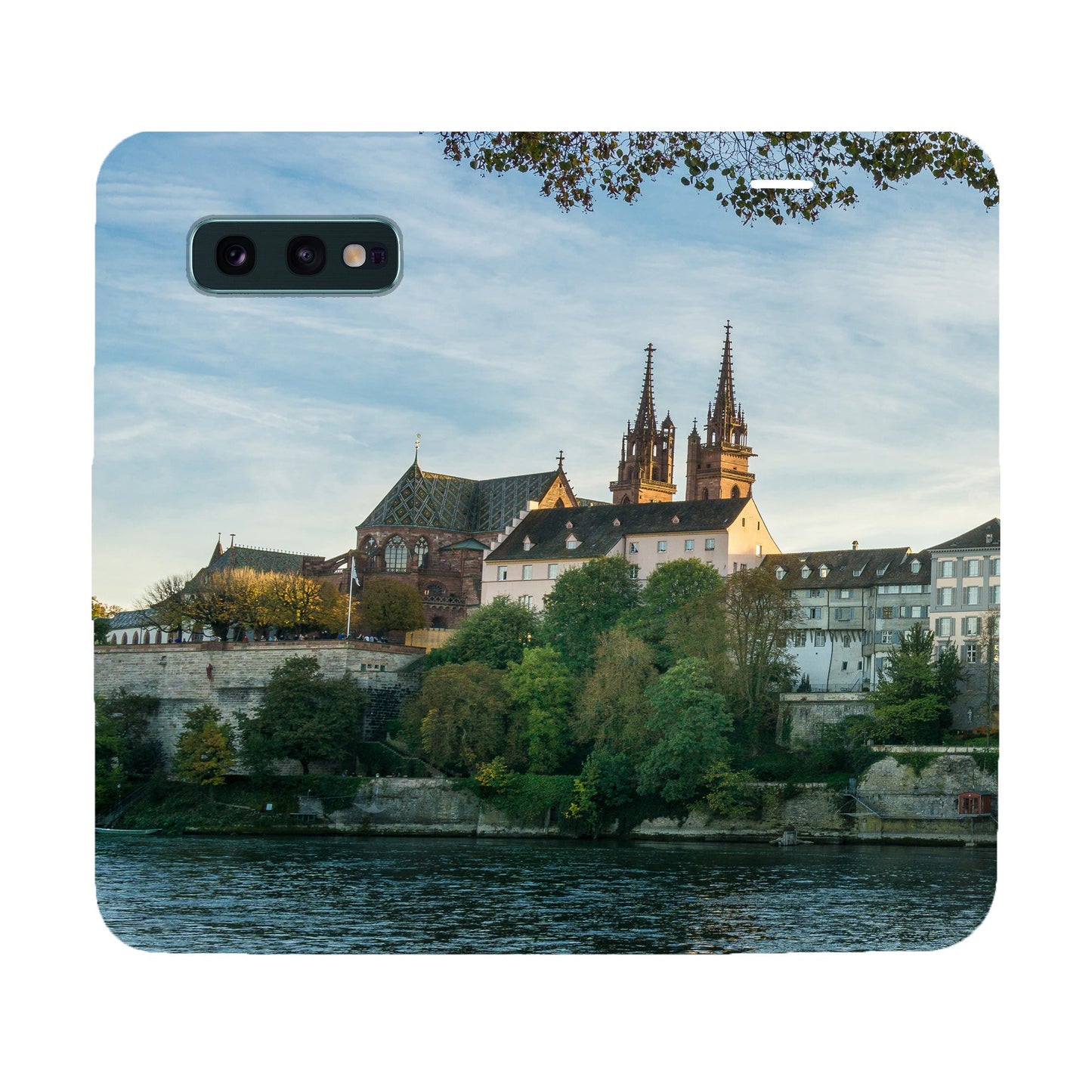 Basel City Rhein Panorama Case für Samsung Galaxy S10E