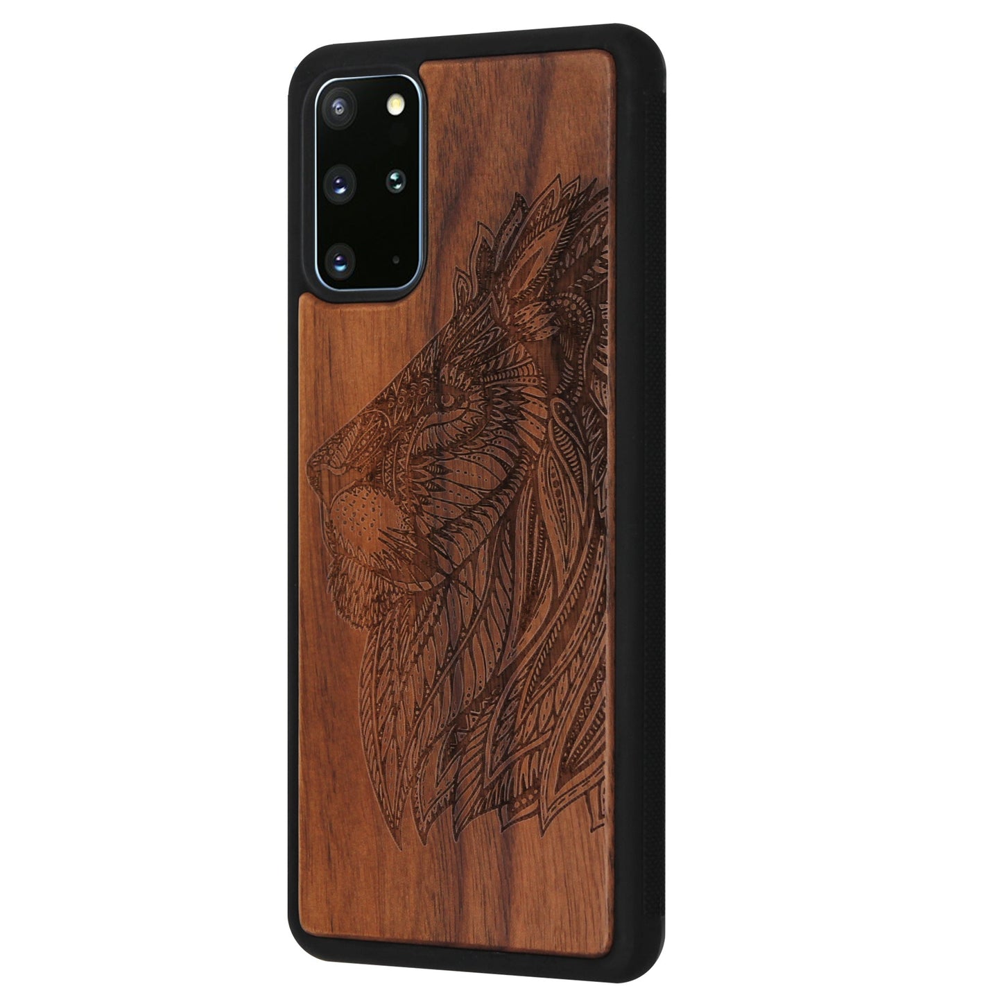Löwe Eden Case aus Nussbaumholz für Samsung Galaxy S20 Plus
