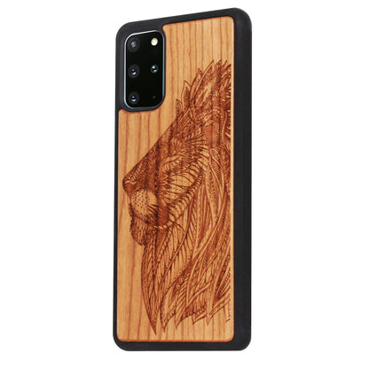 Löwe Eden Case aus Kirschholz für Samsung Galaxy S20 Plus