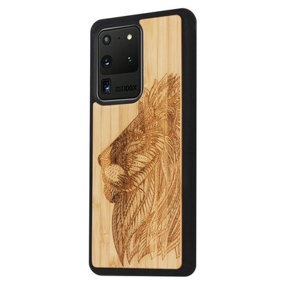 Löwe Eden Case aus Bambus für Samsung Galaxy S20 Ultra