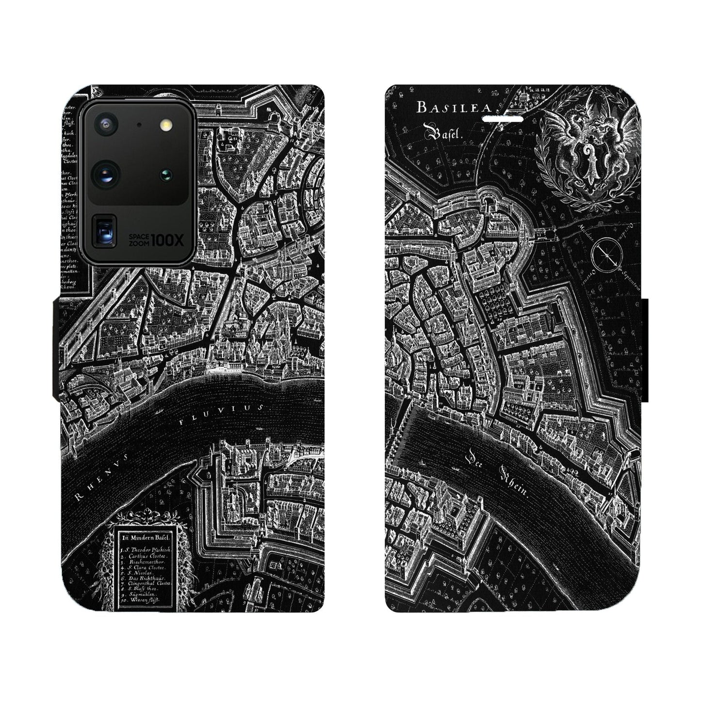 Coque Basel Merian Negative Victor pour iPhone, Samsung et Huawei