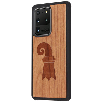 Baslerstab Eden case made of cherry wood for Samsung Galaxy S20 Ultra