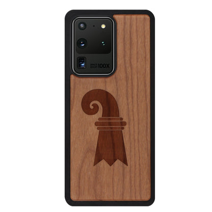 Bastone di Basilea Eden Case in ciliegio per iPhone und Samsung
