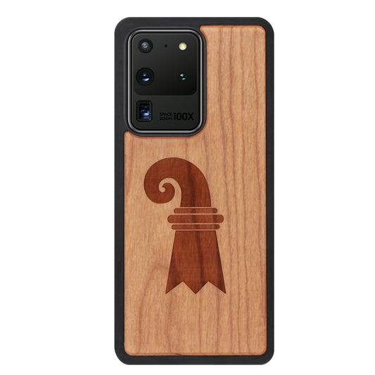 Baslerstab Eden case made of cherry wood for Samsung Galaxy S20 Ultra