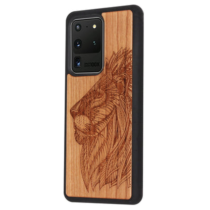 Löwe Eden Case aus Kirschholz für Samsung Galaxy S20 Ultra