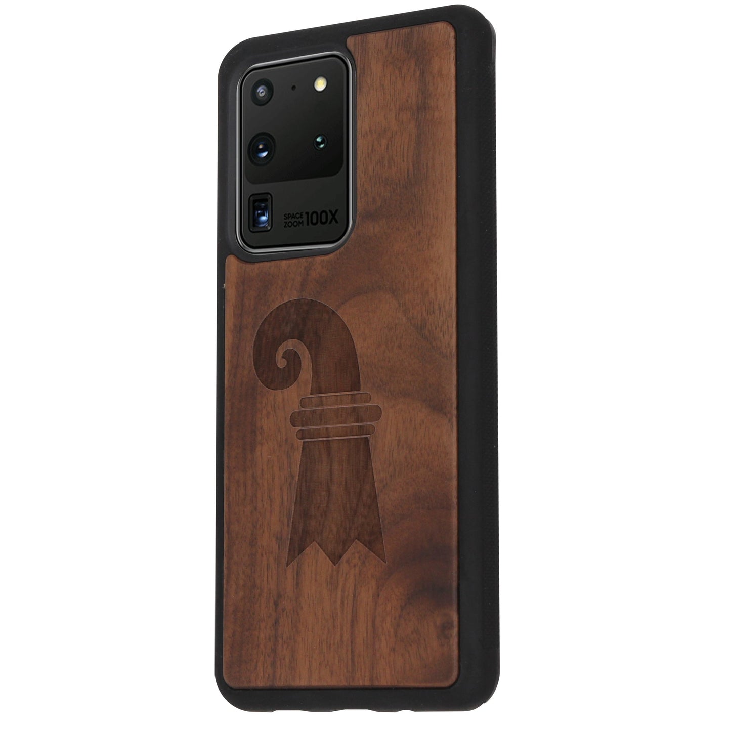 Baslerstab Eden case made of walnut wood for Samsung Galaxy S20 Ultra