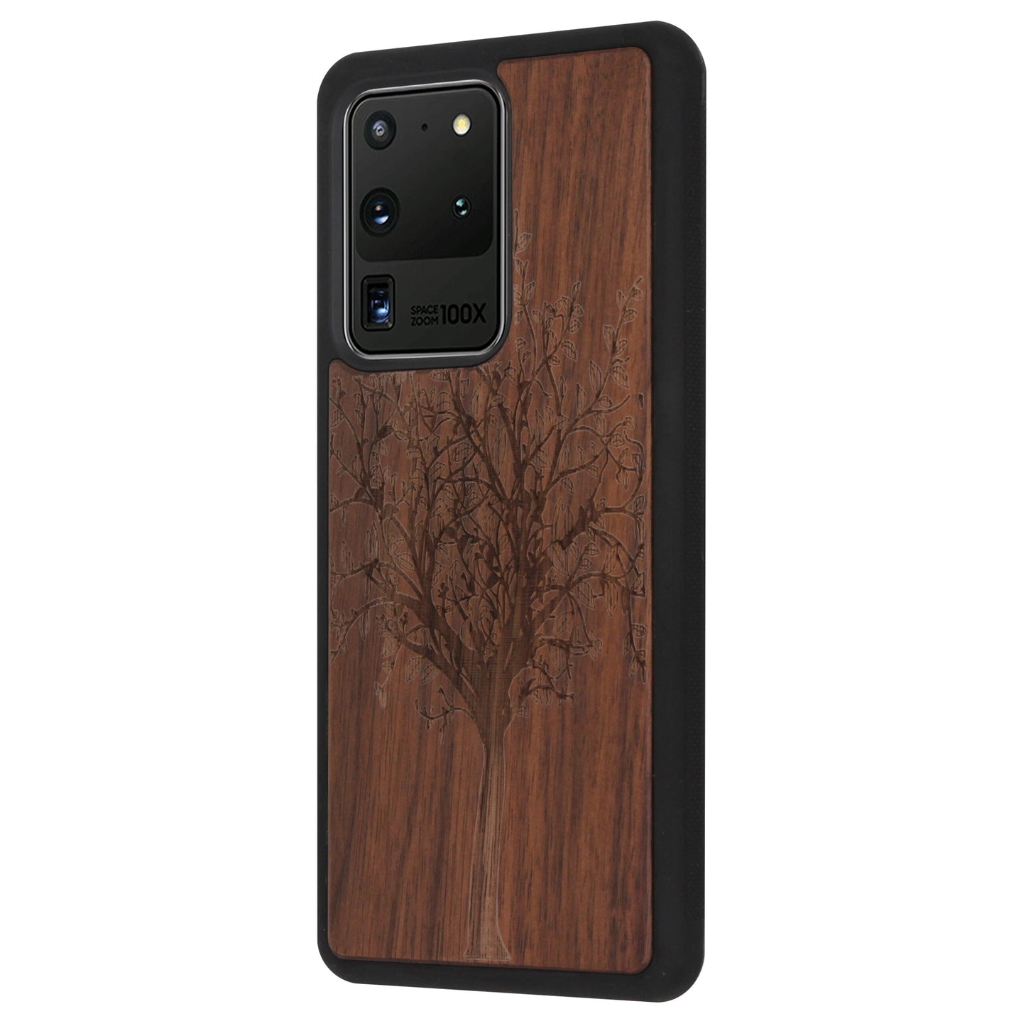 Lebensbaum Eden Case aus Nussbaumholz für Samsung Galaxy S20 Ultra
