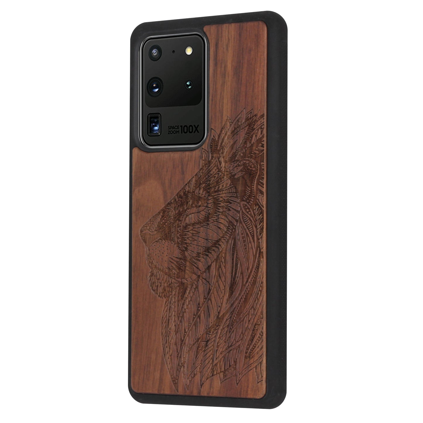 Löwe Eden Case aus Nussbaumholz für Samsung Galaxy S20 Ultra