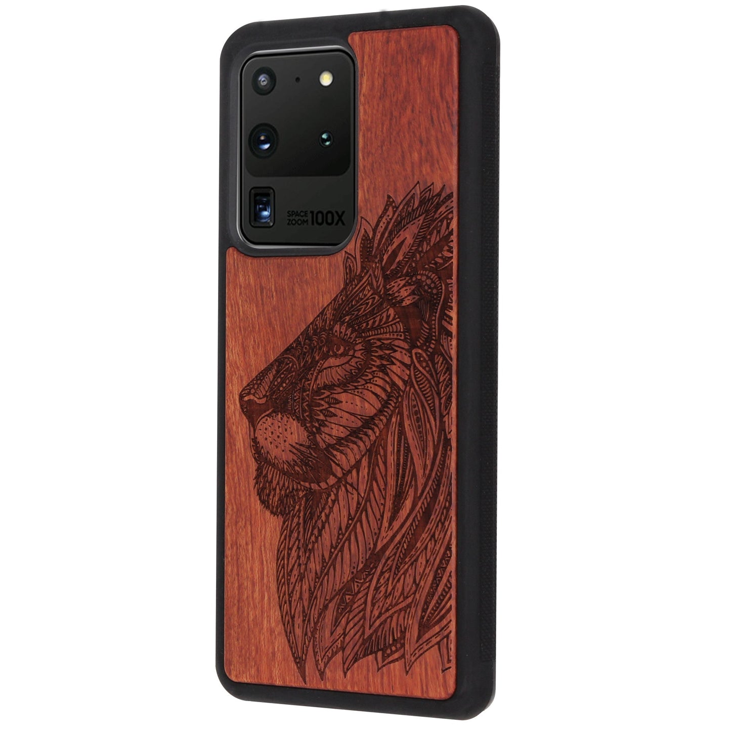 Löwe Eden Case aus Rosenholz für Samsung Galaxy S20 Ultra