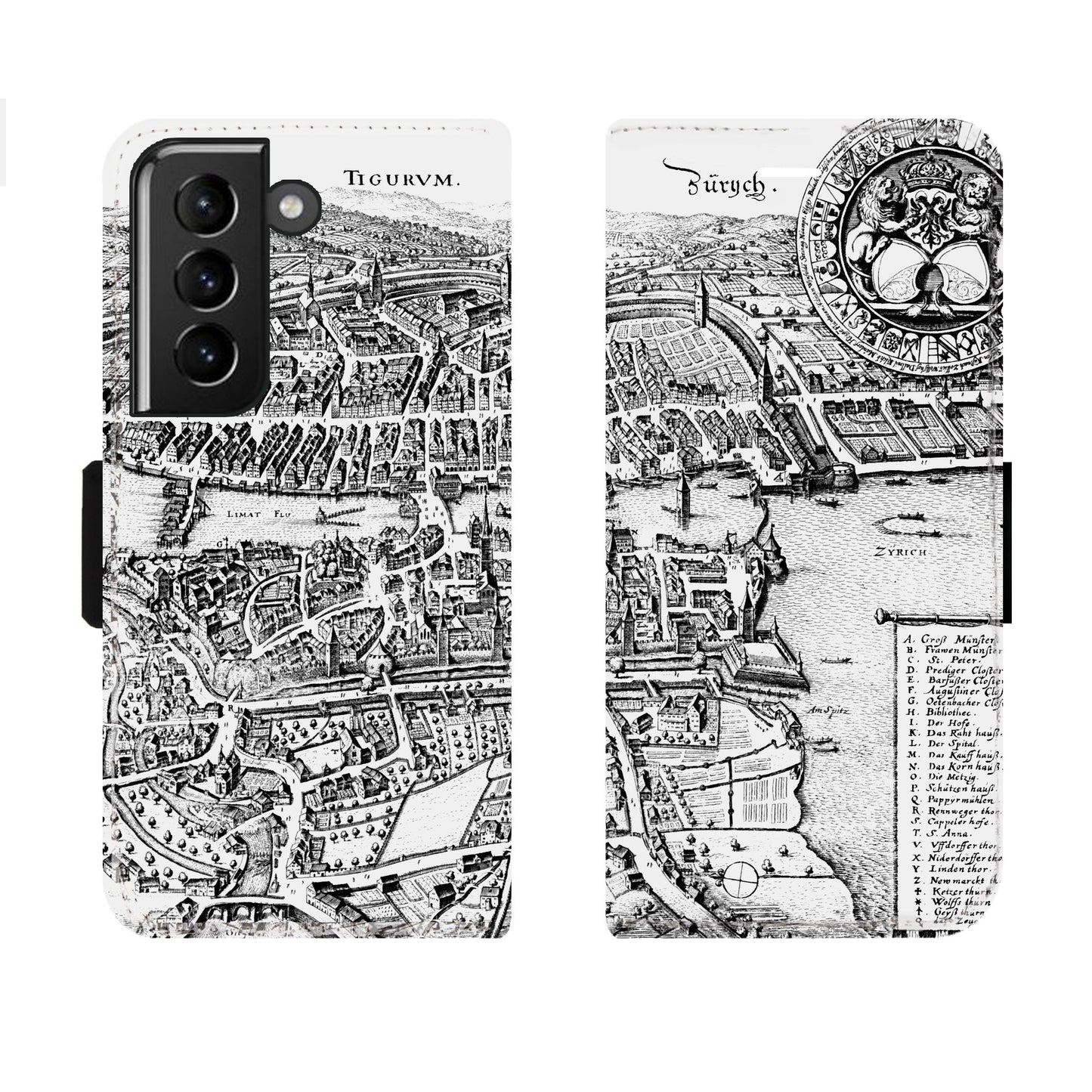 Zürich Merian Victor Case für Samsung Galaxy S21