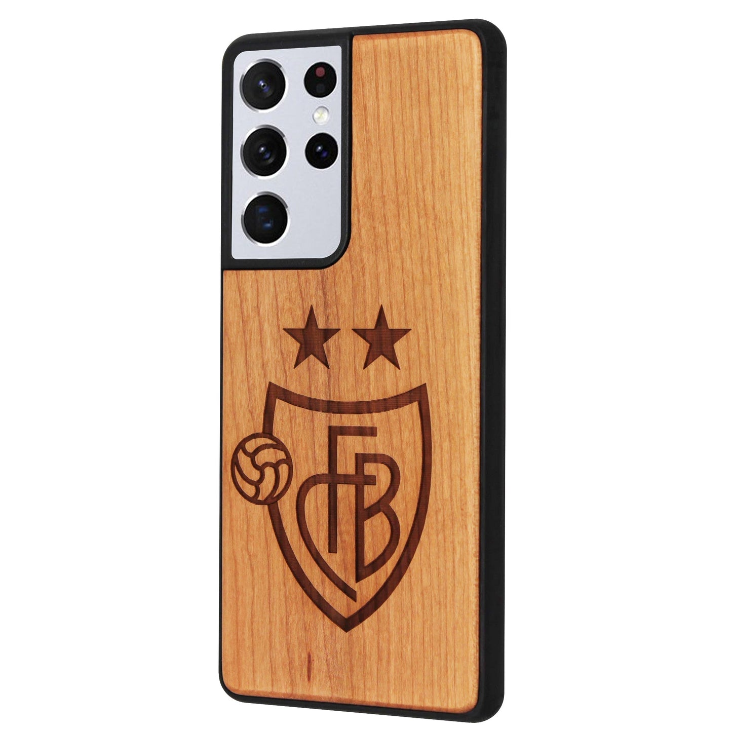 FCB Eden Case aus Kirschholz für Samsung Galaxy S22 Ultra