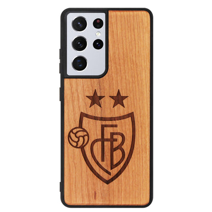 FCB Eden Case aus Kirschholz für Samsung Galaxy S22 Ultra