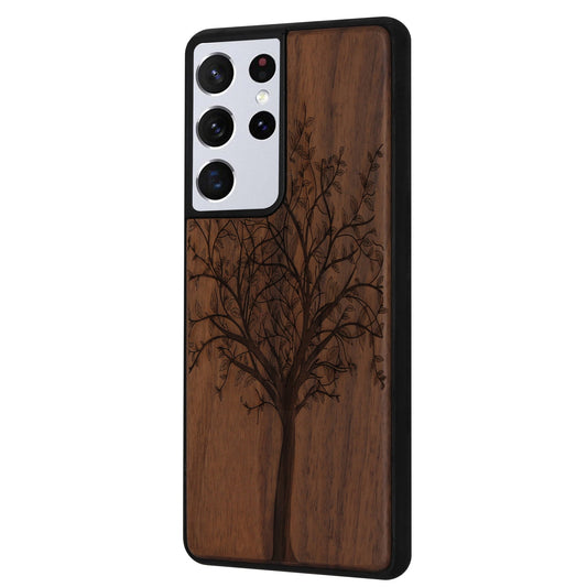 Lebensbaum Eden case made of walnut wood for Samsung Galaxy S22 Ultra