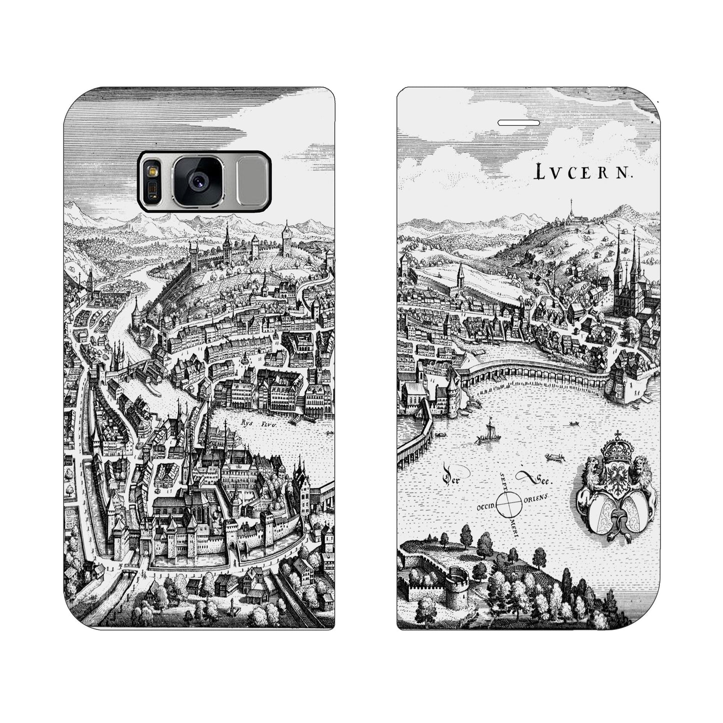 Luzern Merian Panorama Case für Samsung Galaxy S8