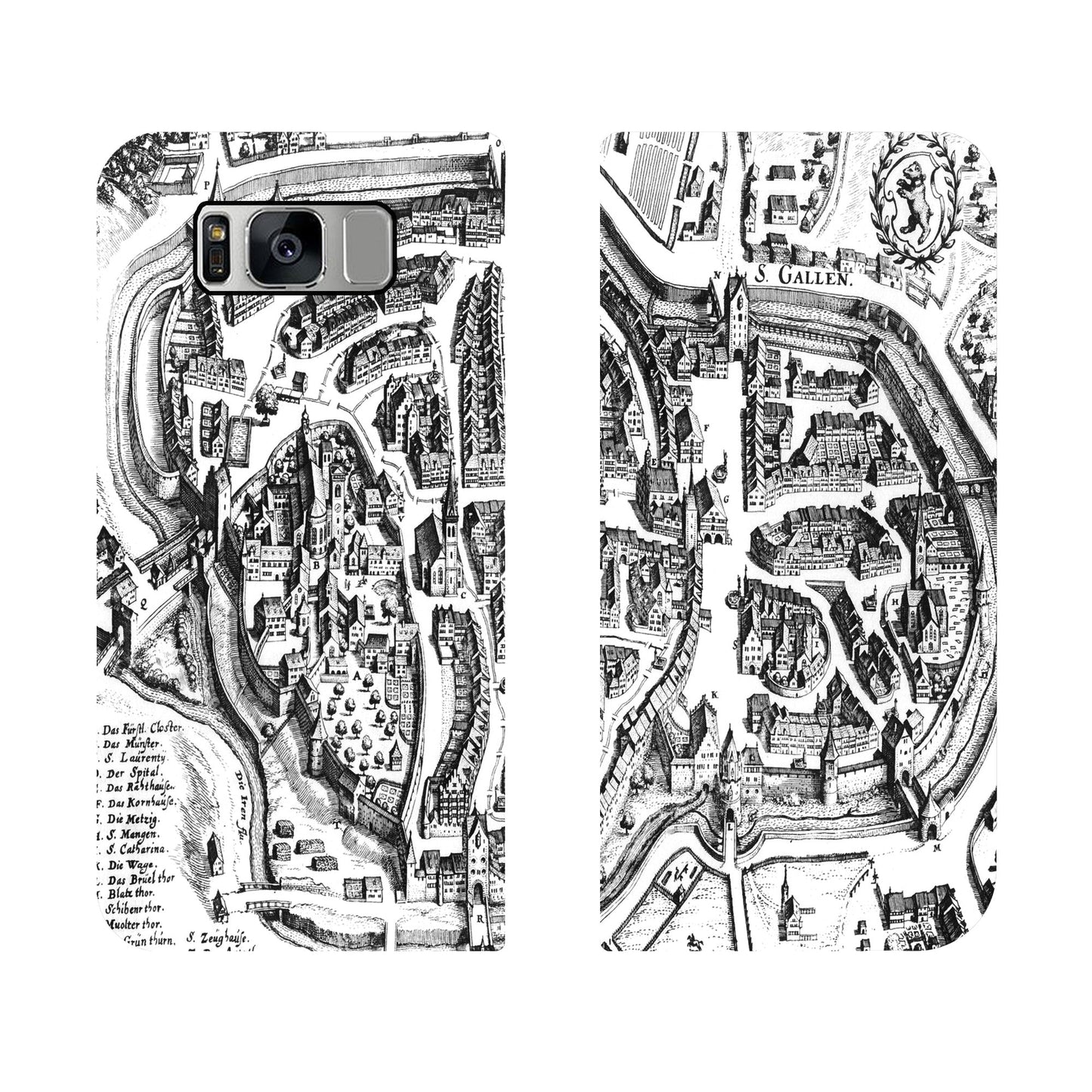 St. Gallen Merian Panorama Case für Samsung Galaxy S8