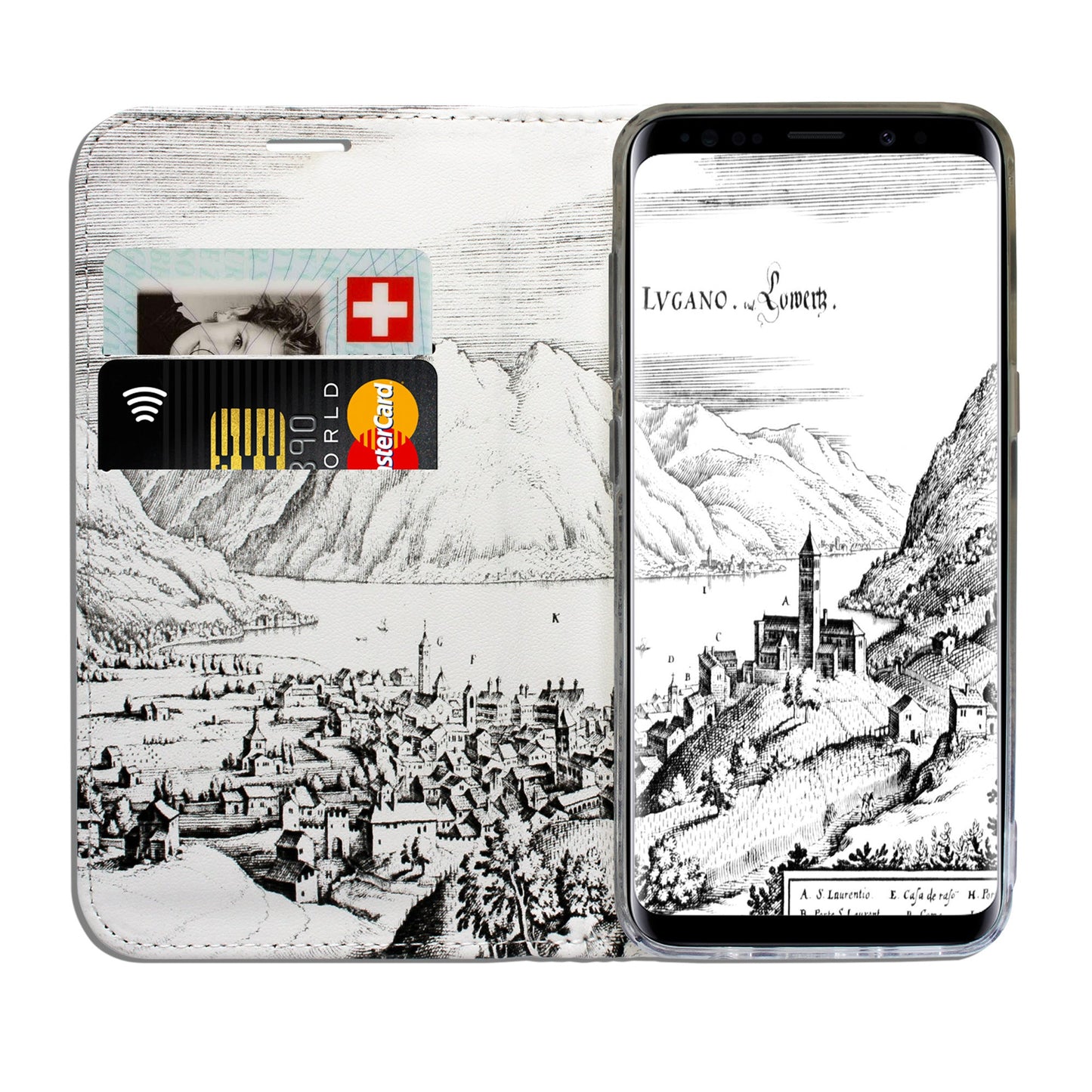 Lugano Merian Panorama Case für Samsung Galaxy S9 Plus