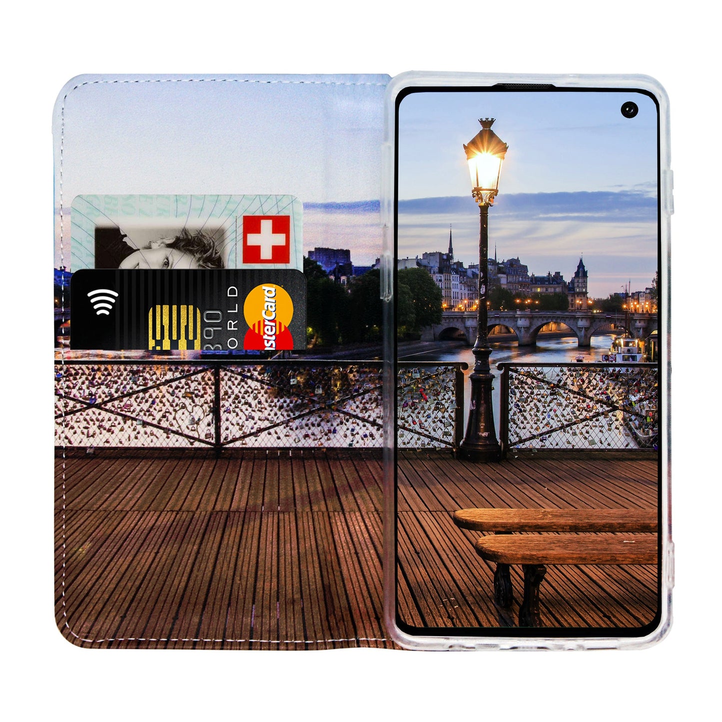 Paris City Panorama Case für Samsung Galaxy S10 Plus
