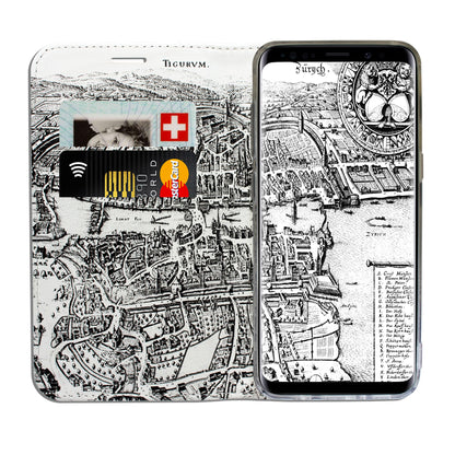 Zürich City von Oben Panorama Case für Samsung Galaxy S8