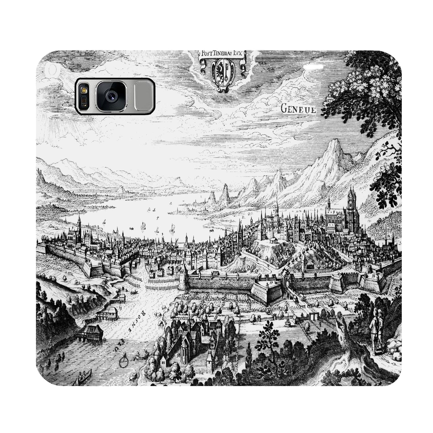 Genf Merian Panorama Case für Samsung Galaxy S8 Plus