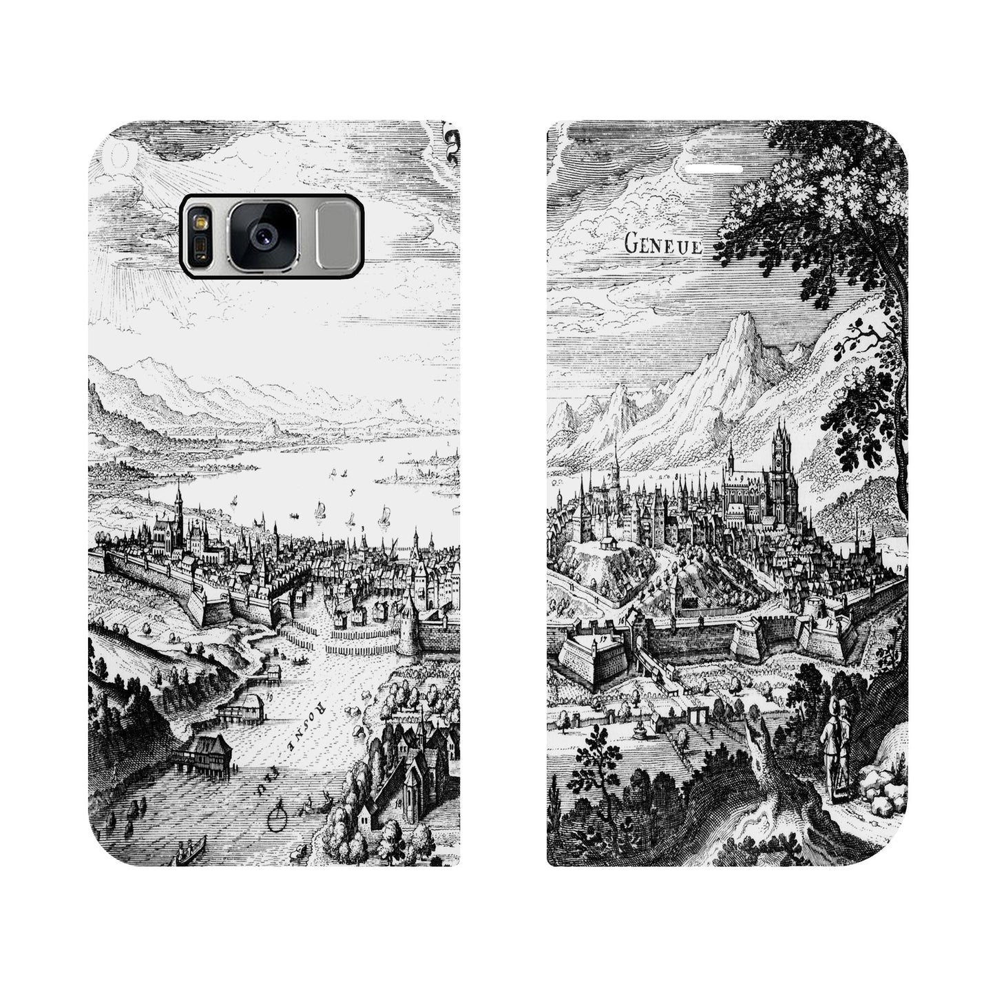 Genf Merian Panorama Case für Samsung Galaxy S8 Plus