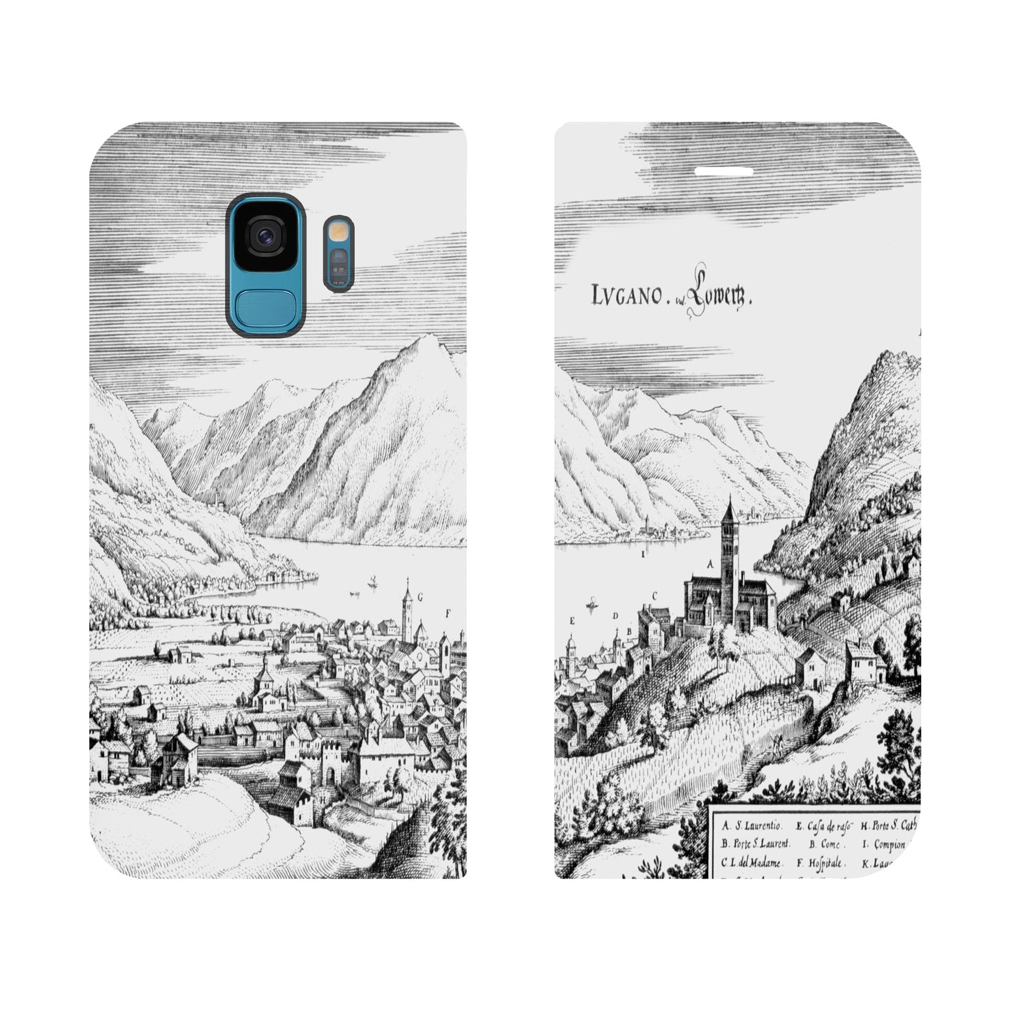 Coque Lugano Merian Panorama pour Samsung Galaxy S9