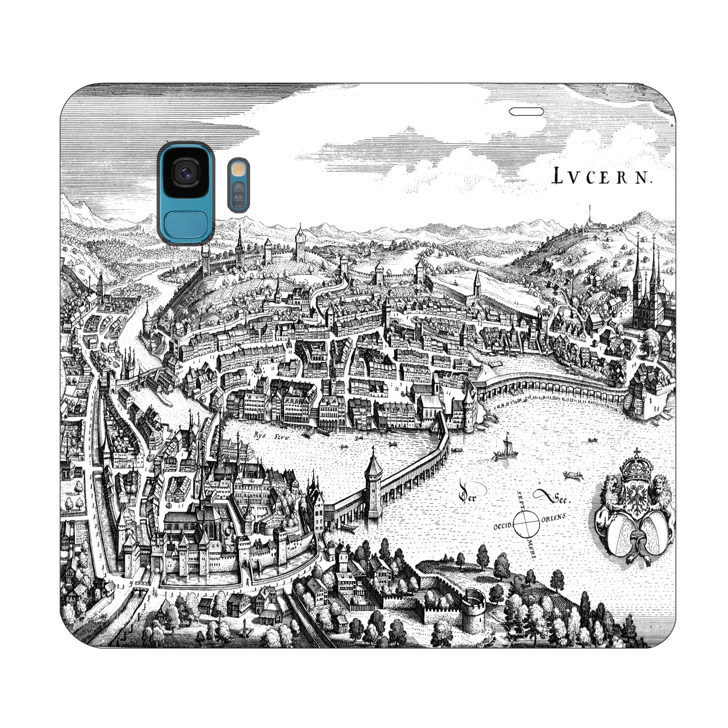 Coque Lucerne Merian Panorama pour Samsung Galaxy S9