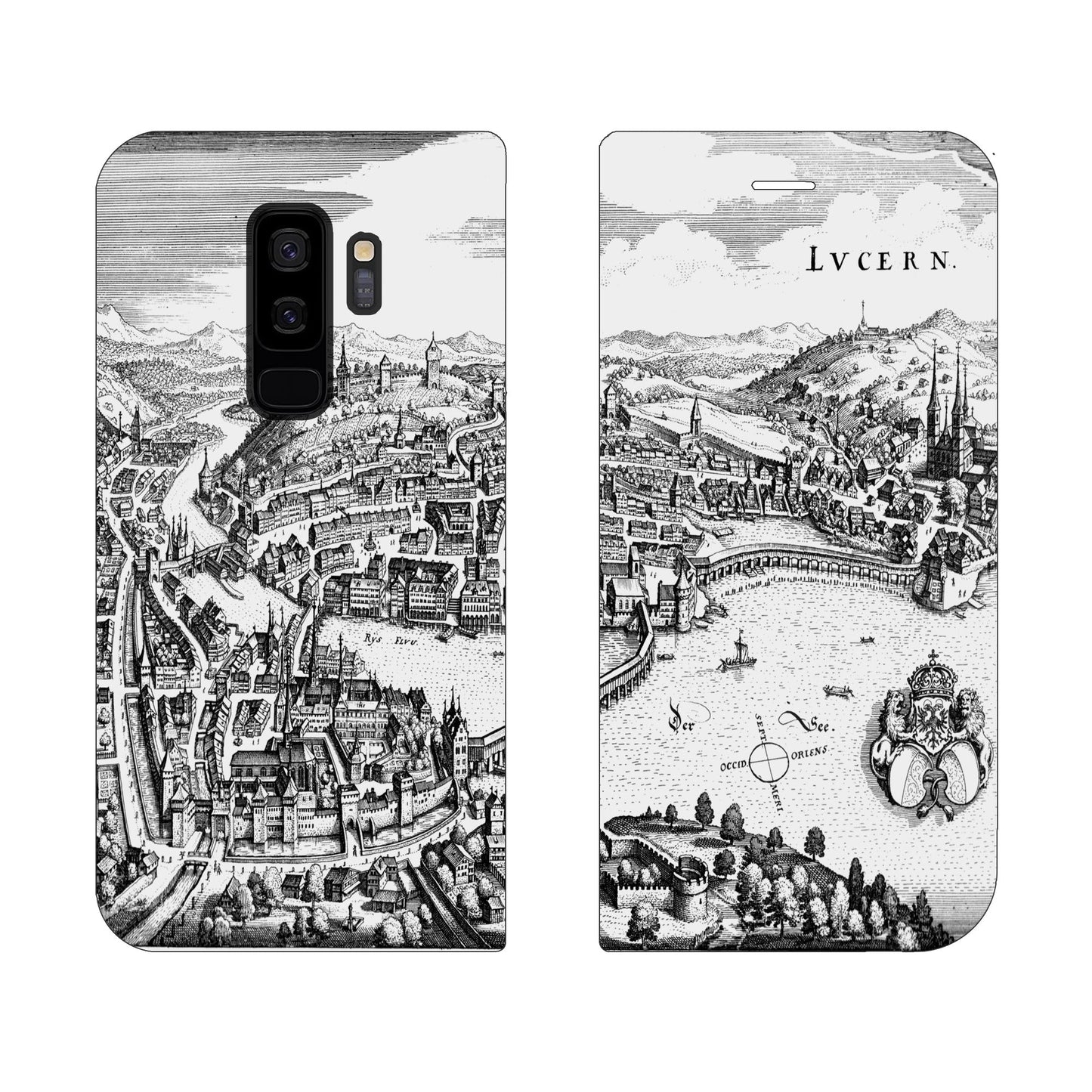 Luzern Merian Panorama Case für Samsung Galaxy S9 Plus