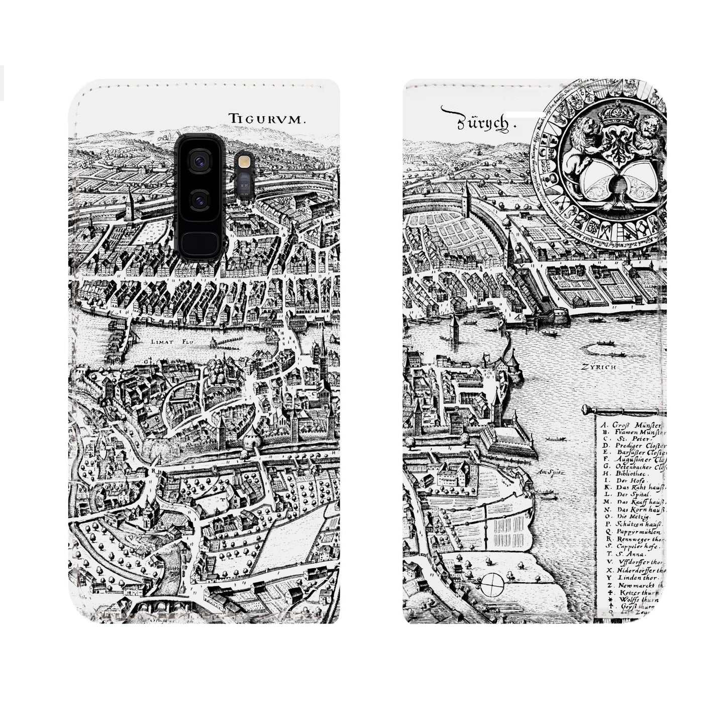 Coque Zurich Merian Panorama pour Samsung Galaxy S9 Plus