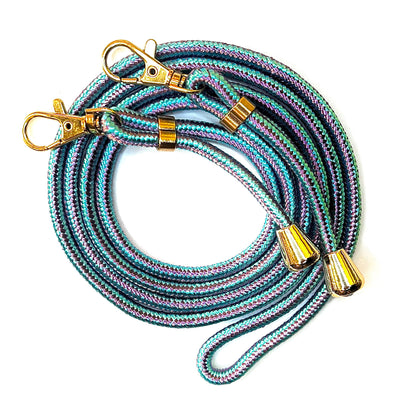 Lanyard with gold buckles