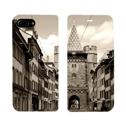 Basel City Spalentor Panorama Case für iPhone 6/6S/7/8 Plus