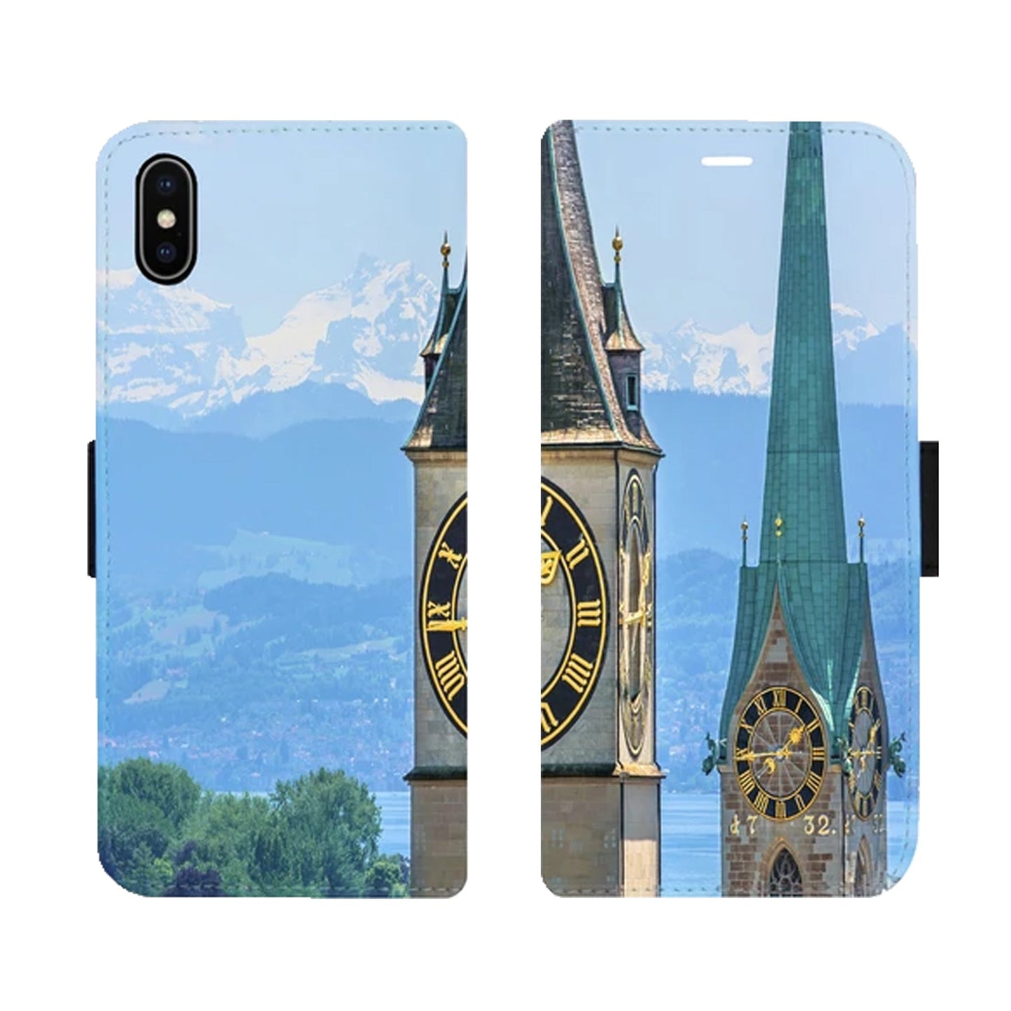 Zurich City St. Peter Fraumünster Victor Case for iPhone X/XS