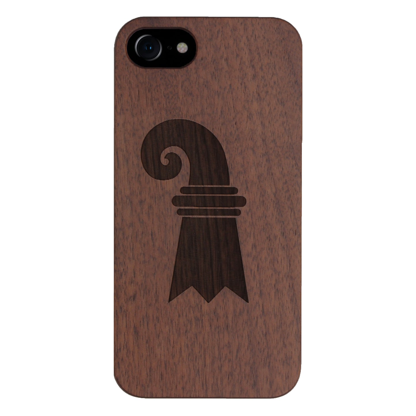 Coque Baslerstab Eden en bois de noyer pour iPhone 6/6S/7/8/SE 2/SE 3