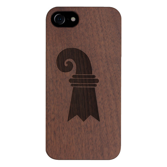 Baslerstab Eden case made of walnut wood for iPhone 6/6S/7/8/SE 2/SE 3