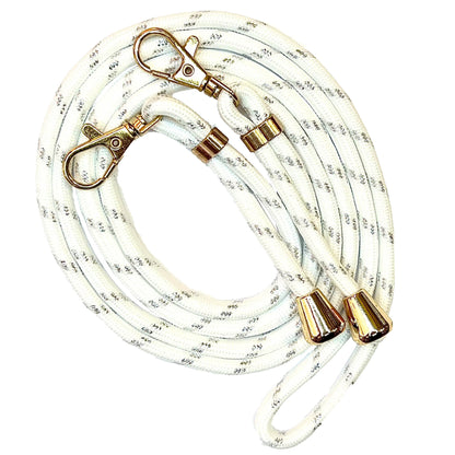 Lanyard with gold buckles