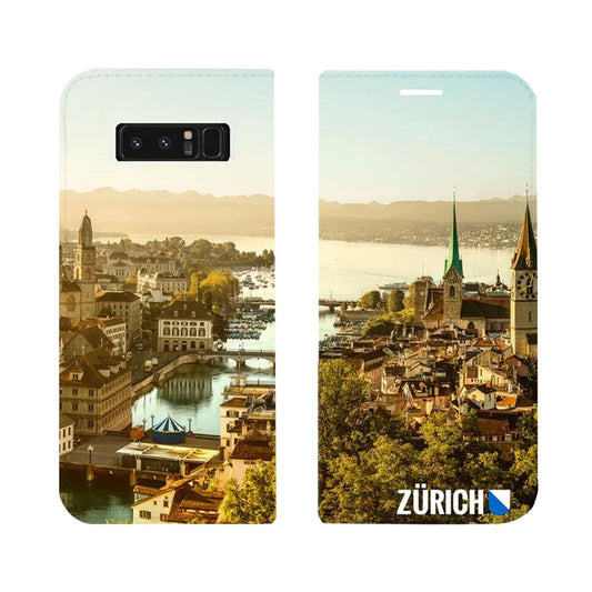 Zürich City von Oben Panorama Case für Samsung Galaxy Note 8