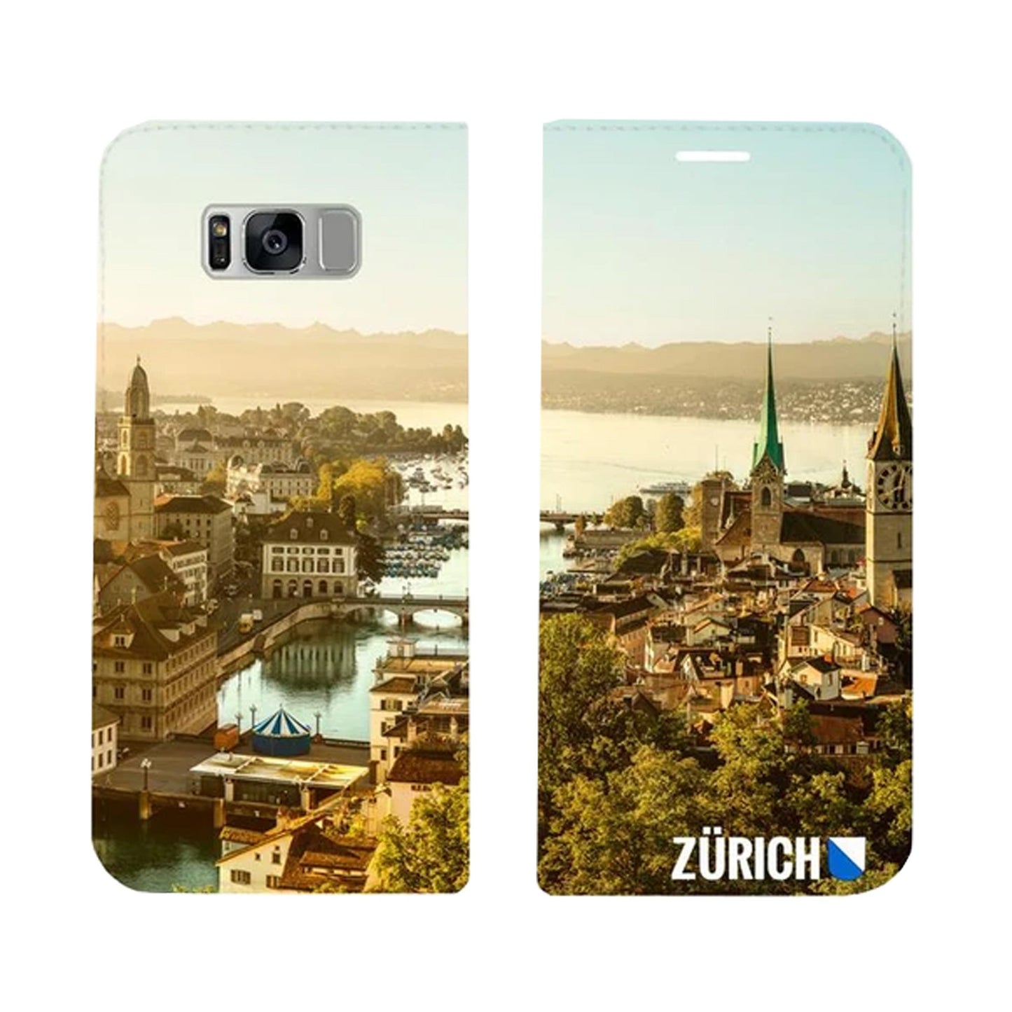 Zurich City from Above Panorama Case for Samsung Galaxy S8