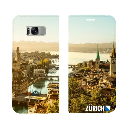 Zürich City von Oben Panorama Case für Samsung Galaxy S8 Plus
