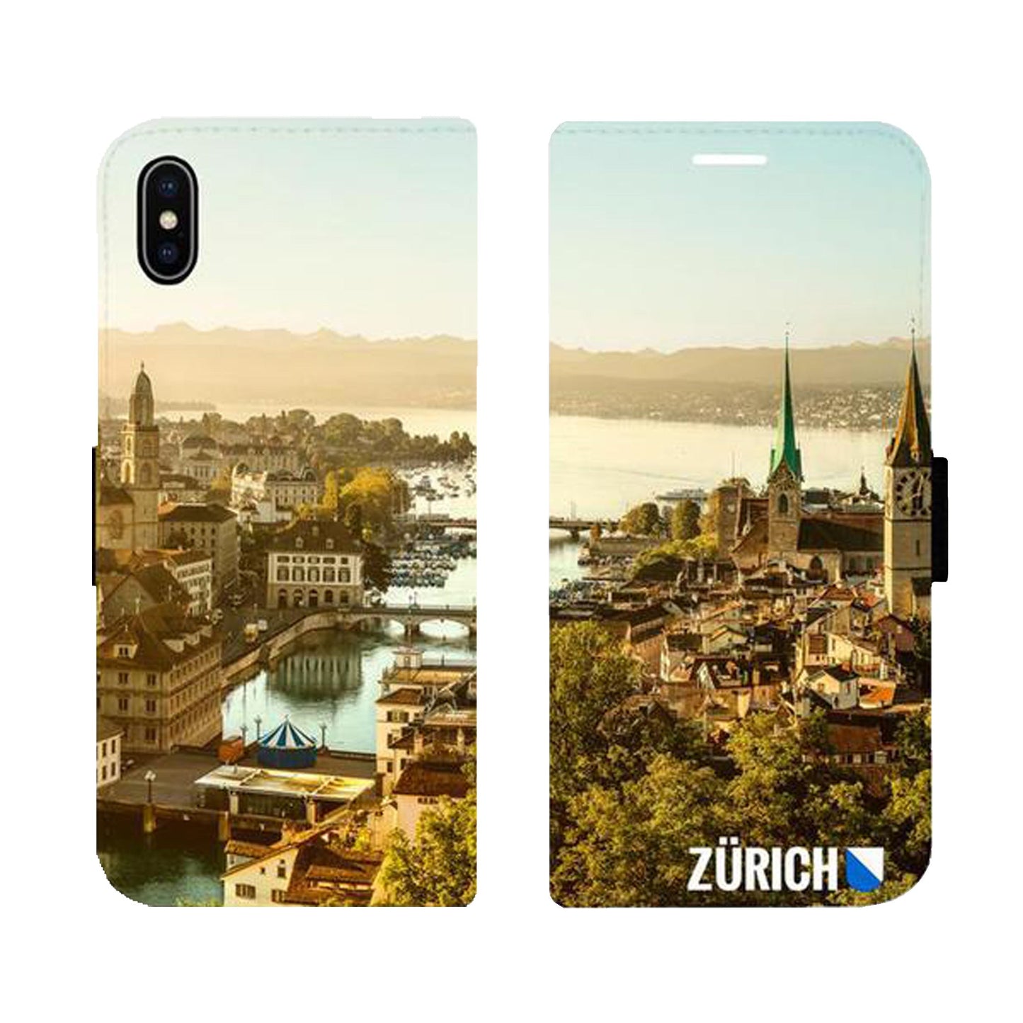 Zürich City von Oben Victor Case für das iPhone X/XS