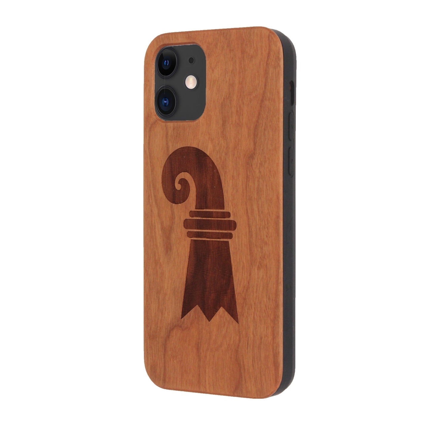 Baslerstab Eden case made of cherry wood for iPhone 11