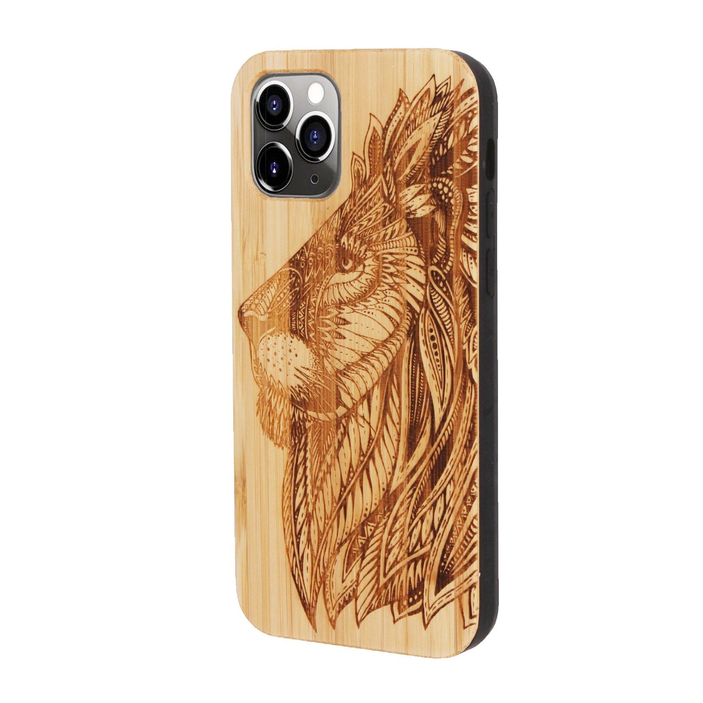 Coque Eden lion en bambou pour iPhone 11 Pro Max