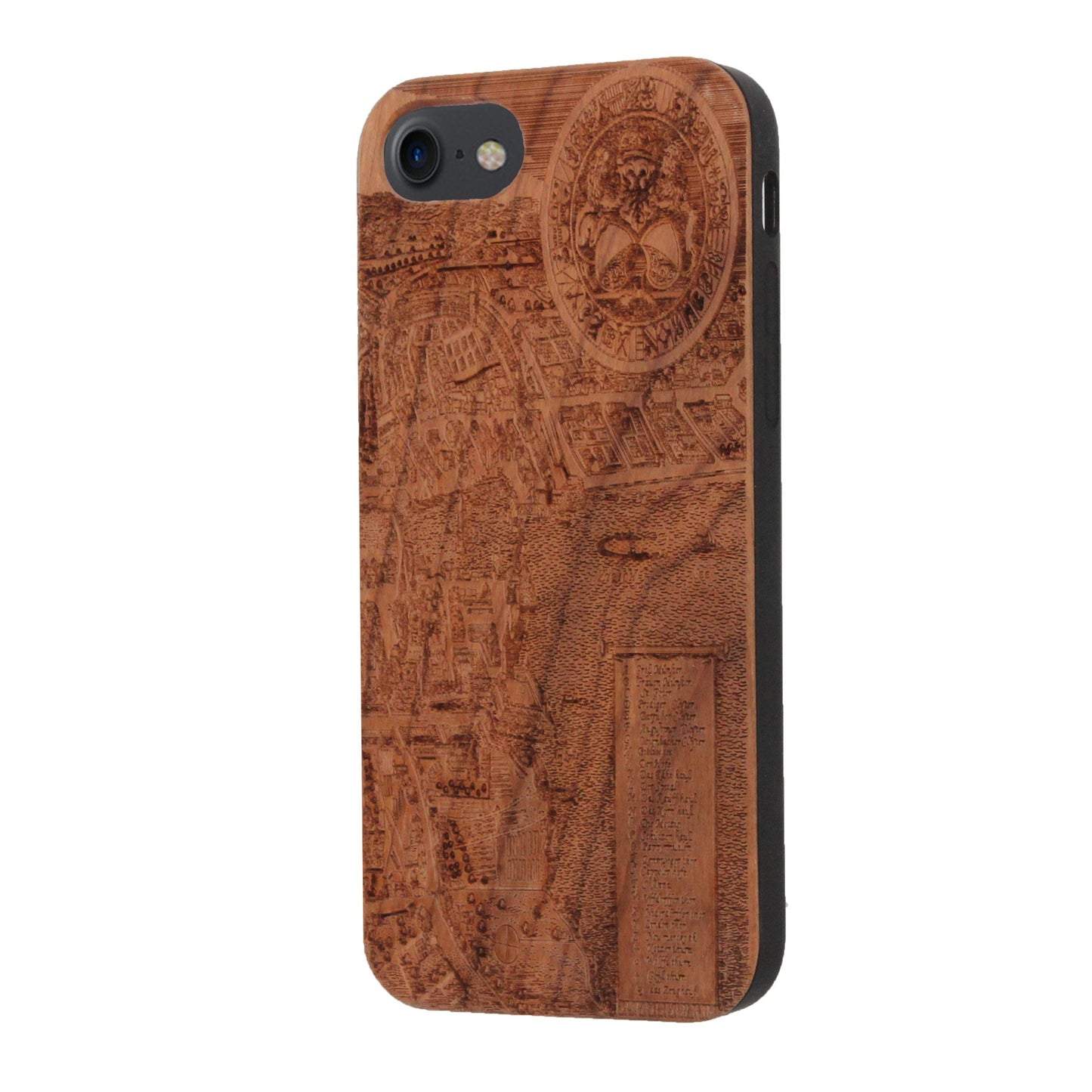 Coque Zurich Merian Eden en bois de cerisier pour iPhone 6/6S/7/8/SE 2/SE 3