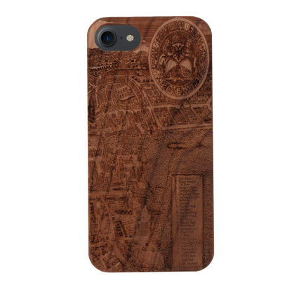 Zurich Merian Eden case made of cherry wood for iPhone 6/6S/7/8/SE 2/SE 3