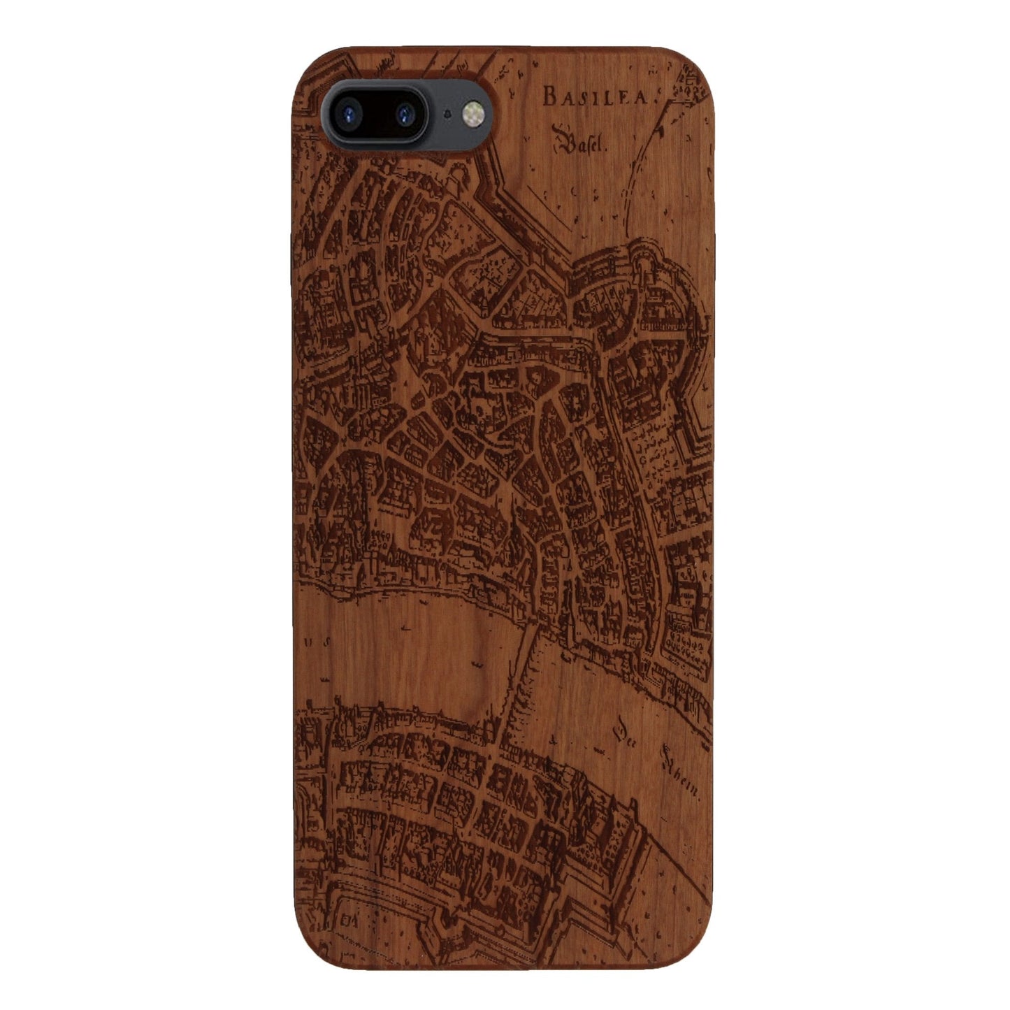 Basel Merian Eden Case aus Kirschholz für iPhone und Samsung
