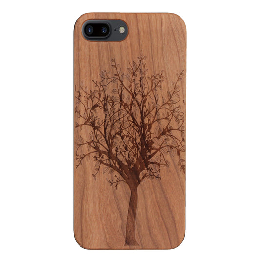 Coque Eden Tree of Life en bois de cerisier pour iPhone 6/6S/7/8 Plus