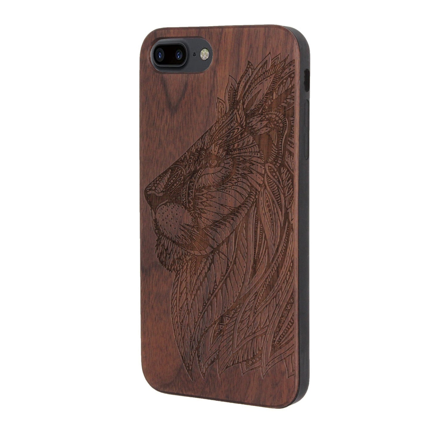 Löwe Eden Case aus Nussbaumholz für iPhone 6/6S/7/8 Plus