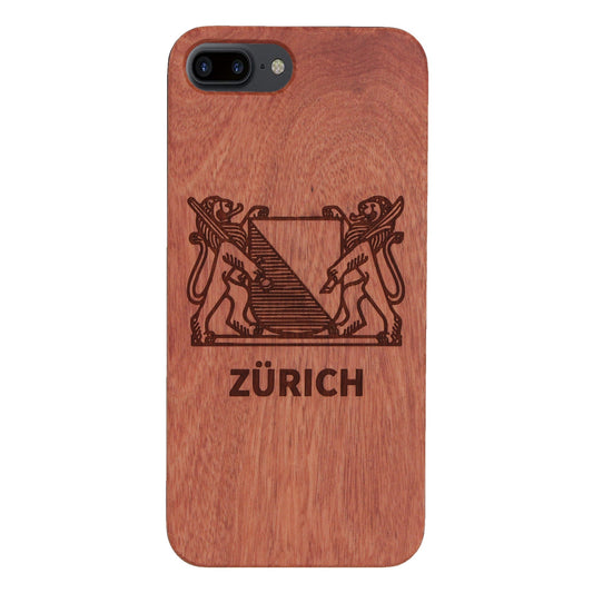 Zürich Wappen Eden Case aus Rosenholz für iPhone 6/6S/7/8 Plus