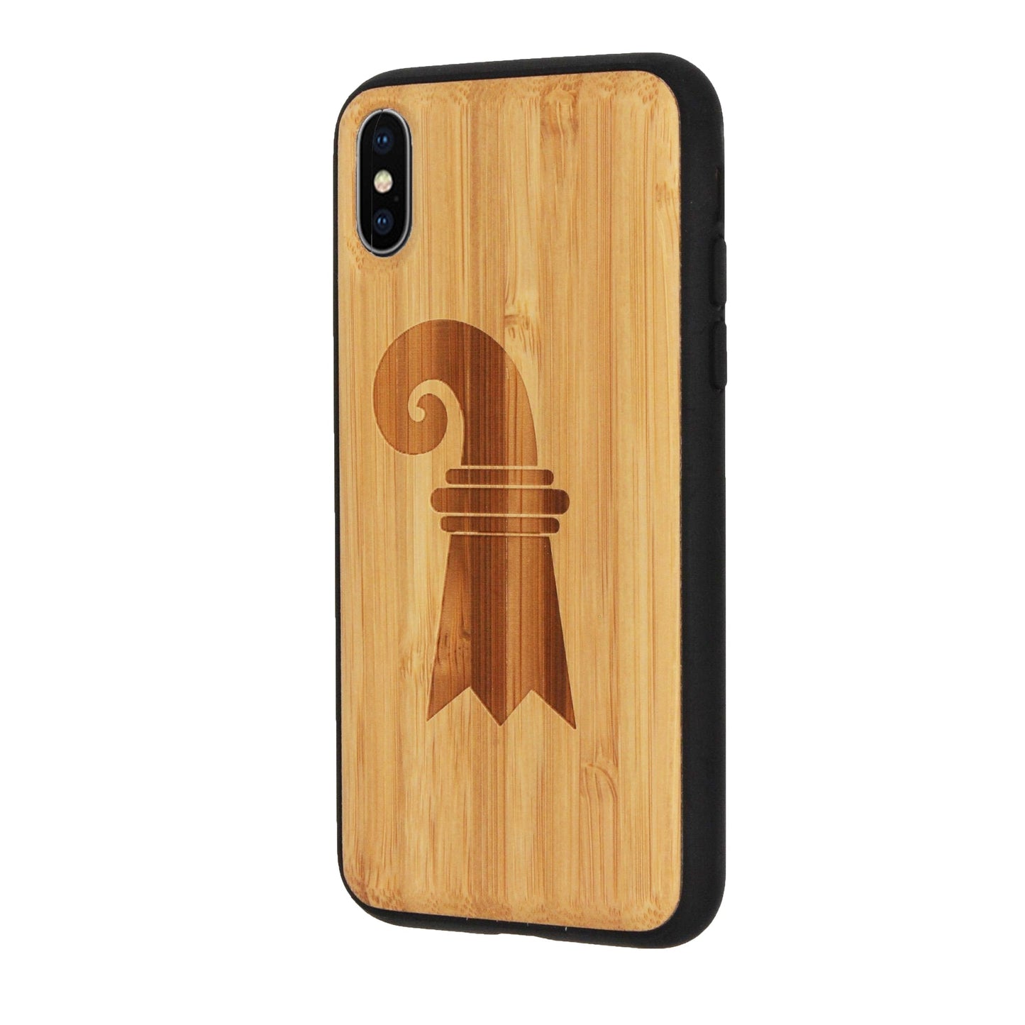 Baslerstab Eden case made of bamboo for iPhone XS Max
