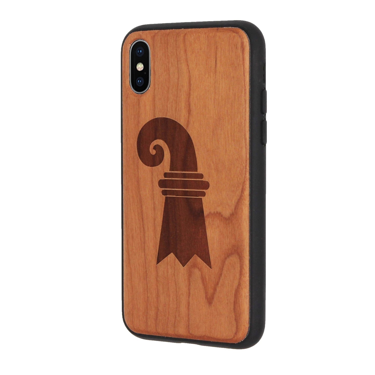 Baslerstab Eden case made of cherry wood for iPhone XS Max