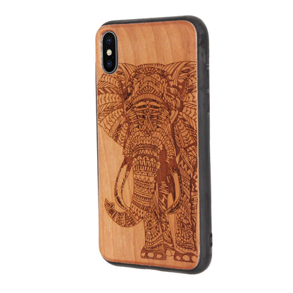 Elefant Eden Case aus Kirschholz für iPhone X/XS