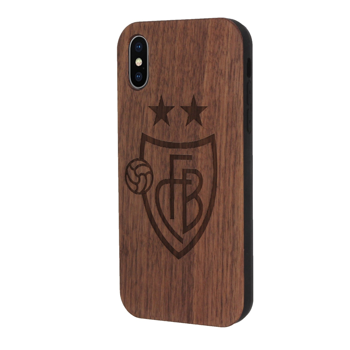 FCB Eden case made of walnut wood for iPhone XS Max